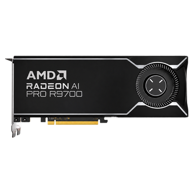 AMD Radeon AI PRO R9700 mit 32 GB GDDR6-Grafikspeicher
