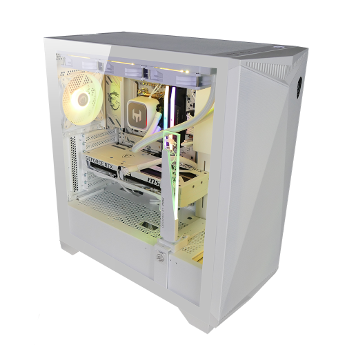 POWERED BY MSI GUNGNIR ARCTIC White Gaming PC
