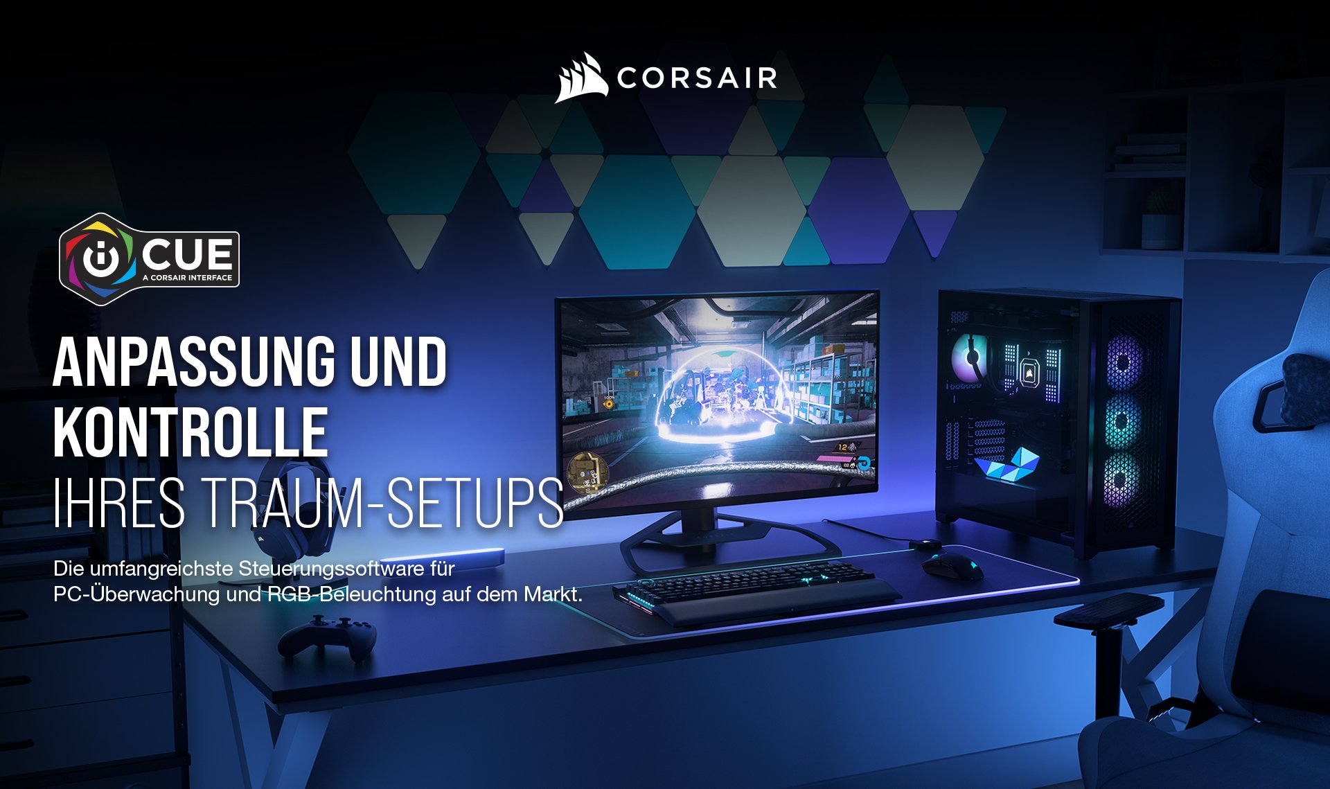 iCUE Gaming Setup Vollansicht