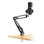 STREAMPLIFY MIC RGB Mikrofon, USB-A, schwarz - inkl. Mikrofonarm 