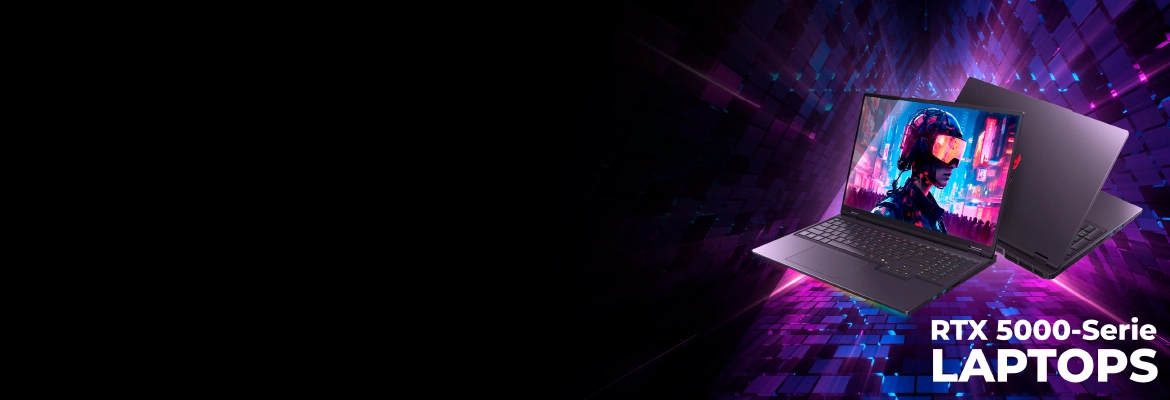 Banner RTX 5000 Laptops