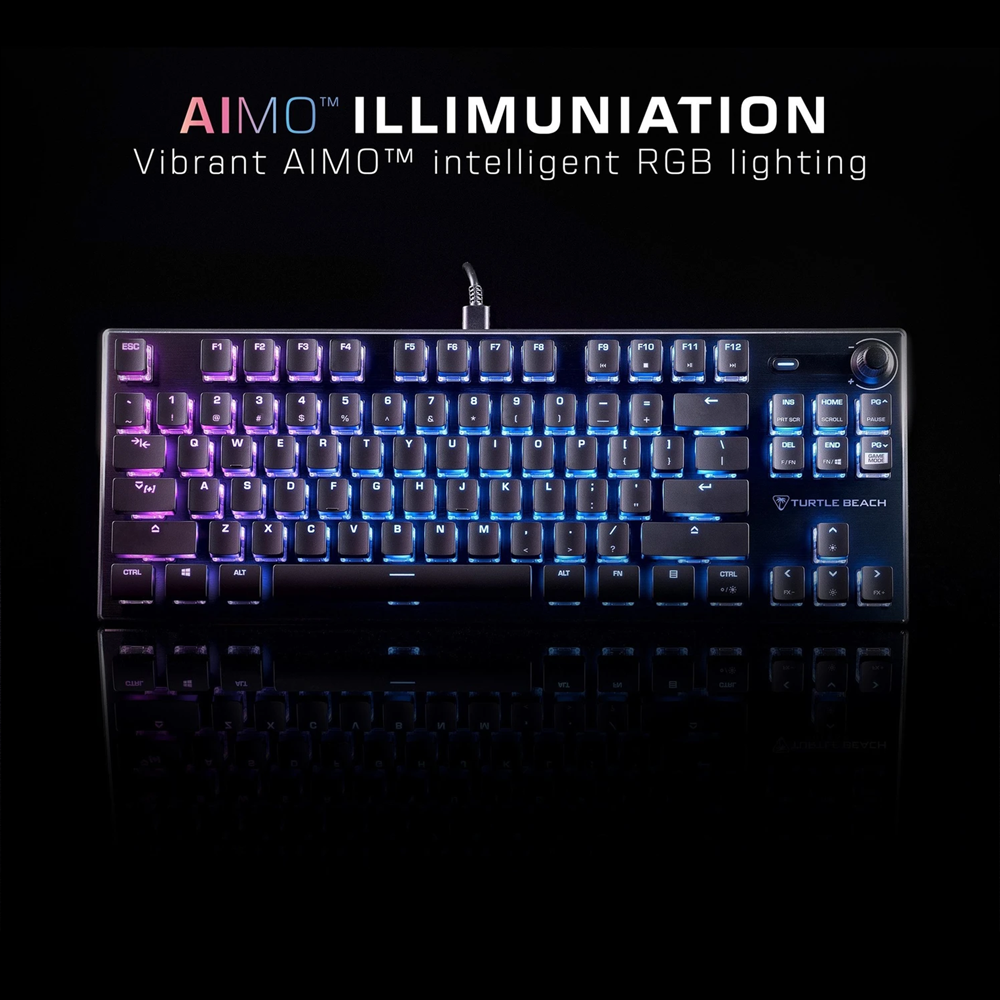 TURTLE BEACH Vulcan TKL, LEDs RGB, TITAN Mechanical Linear, USB, DE ...