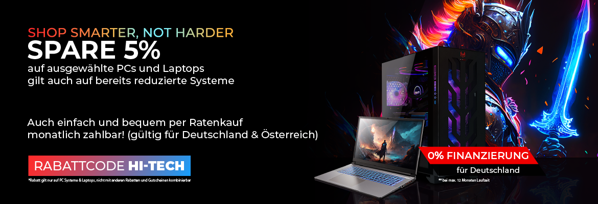 Banner 5% Rabatt HI-TECH