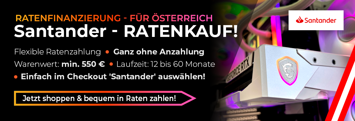 Banner Santander Ratenfinanzierung