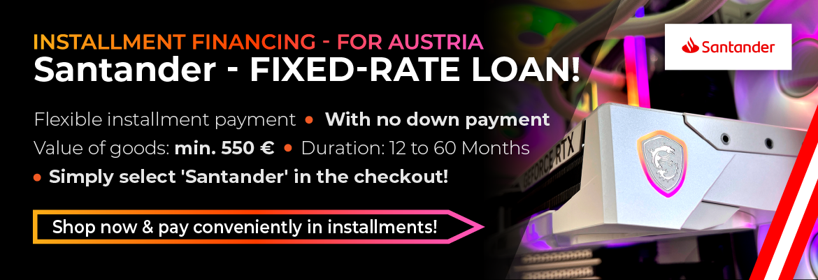 Banner Santander Ratenfinanzierung