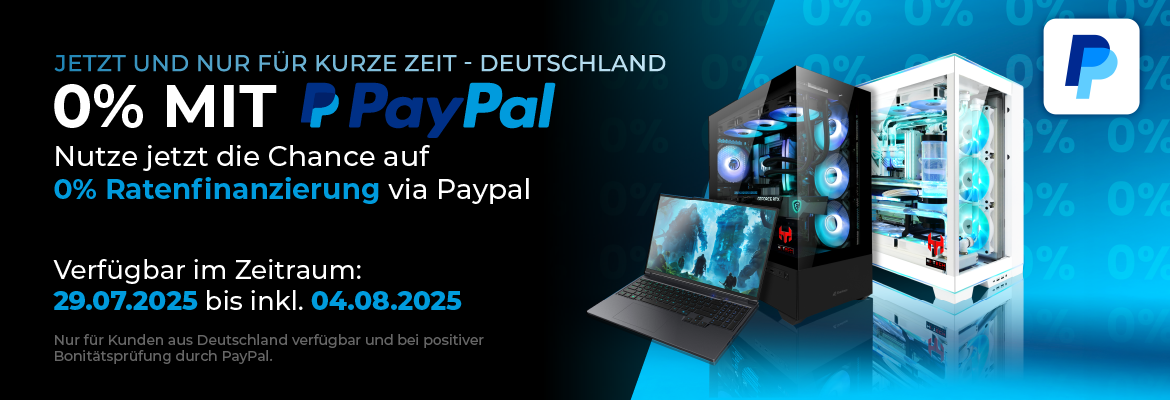 PayPal 0% Finanzierung